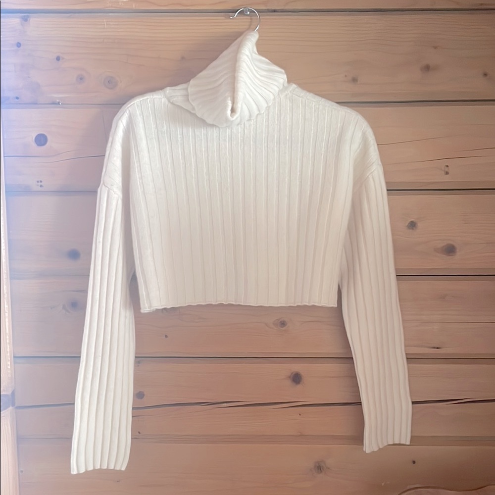 Sablyn Cropped Cashmere Sweater